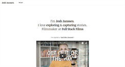 Desktop Screenshot of joshjanssen.com